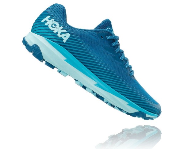 Hoka One One Torrent 2 Womens UK - Blue Trail Running Shoes - URLKI1093